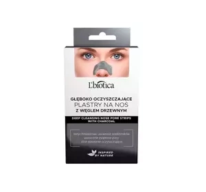 L'BIOTICA NOSE PLATCHES DEEP CLEANSING WITH CHARCOAL 3 PIECES