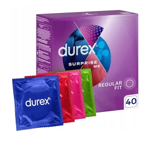 DUREX SUPRISE ME VARIETY CONDOMS 40 PIECES