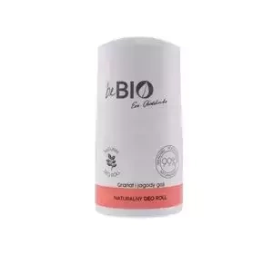 BEBIO NATURAL ROLL-ON DEODORANT POMEGRANATE AND GOJI BERRIES 50ML