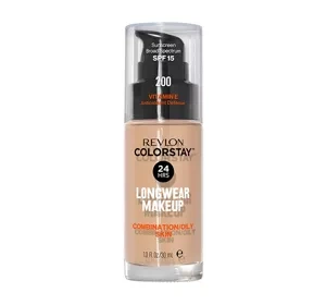 REVLON COLORSTAY FOUNDATION WITH VITAMIN E FOR OILY SKIN 200 NUDE 30ML