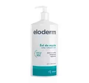 ELODERM BODY & HAIR GEL 2in1 FOR DRY ATOPIC SKIN FROM 1 DAY OF LIFE 400ML