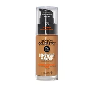 REVLON COLORSTAY FOUNDATION WITH VITAMIN E FOR OILY SKIN 330 NATURAL TAN 30ML