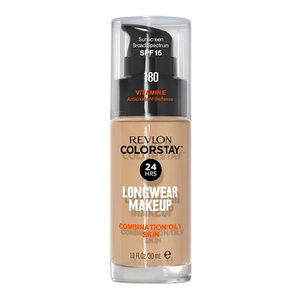 REVLON COLORSTAY FOUNDATION WITH VITAMIN E FOR OILY SKIN 180 SAND BEIGE 30ML